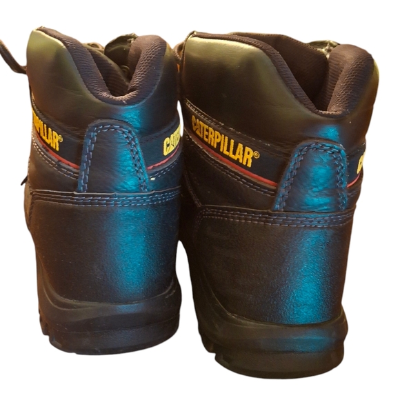 Caterpillar Outline Steel Toe P90800 Black Lace-up Work Boots Men Size 13 Wide - Picture 4 of 12